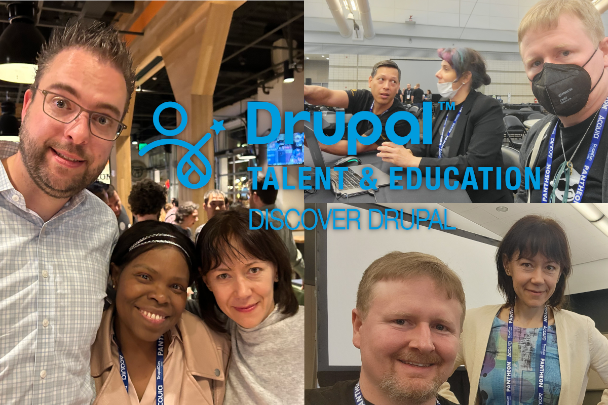 Discover Drupal Students at DrupalCon